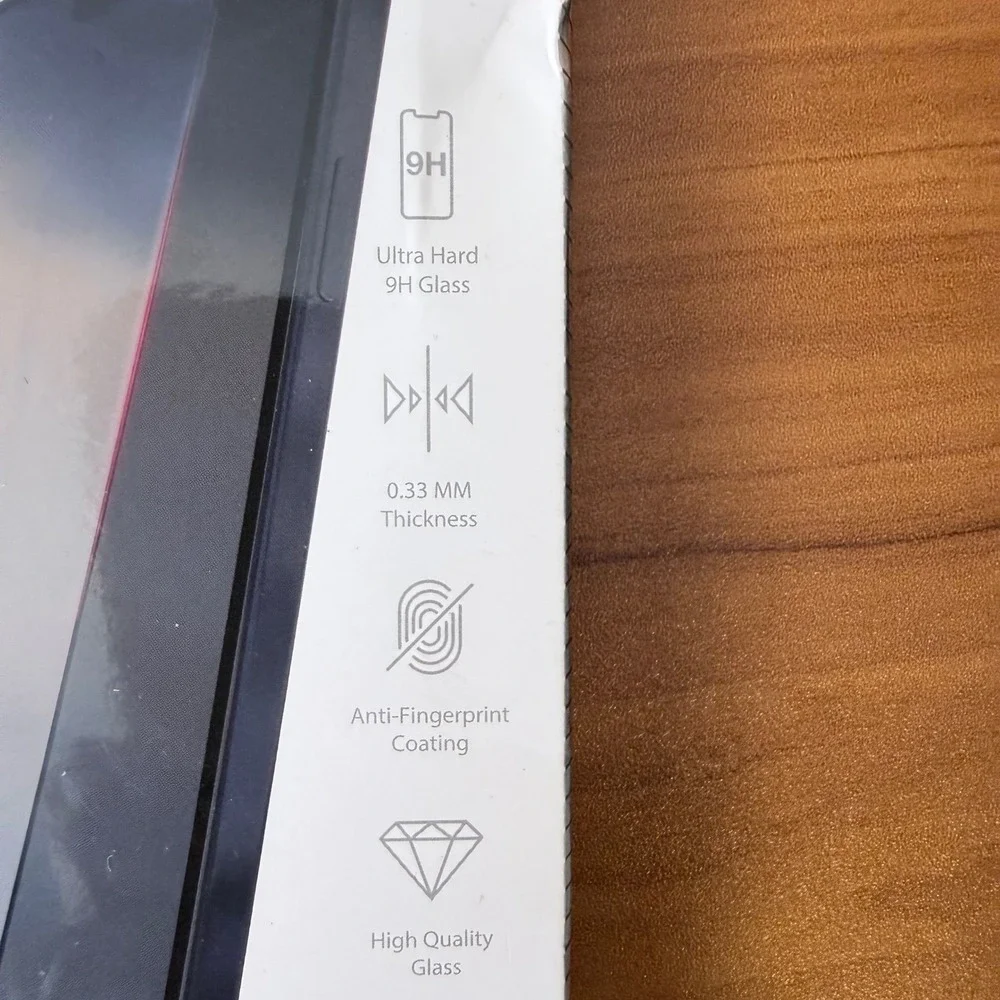 Raptic Glass Screen Protector for‎ iPhone 15 Pro Max 9H Tempered Full Coverage